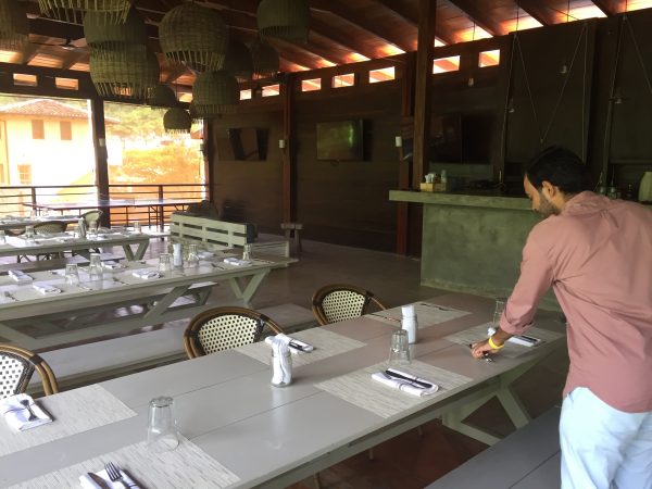 Gilberto Briceño Preparations visiting Las Catalinas